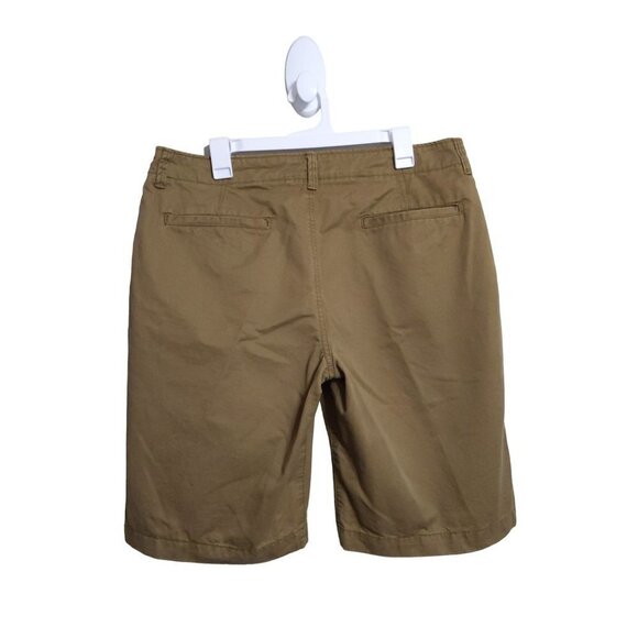 Aeropostale Men's Tannish Brown Flat Panel Shorts Size 34 - Picture 2 of 6